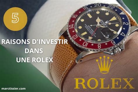 investissement montre rolex|investir dans une montre 2024.